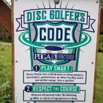 disc golfers code sign