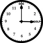 disc golf clock discgolf oclock